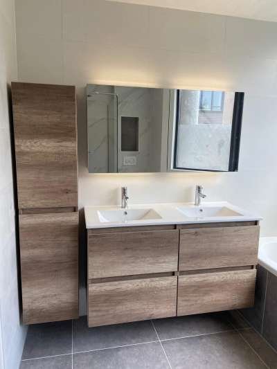 Badkamerrenovatie – afwerking (15)